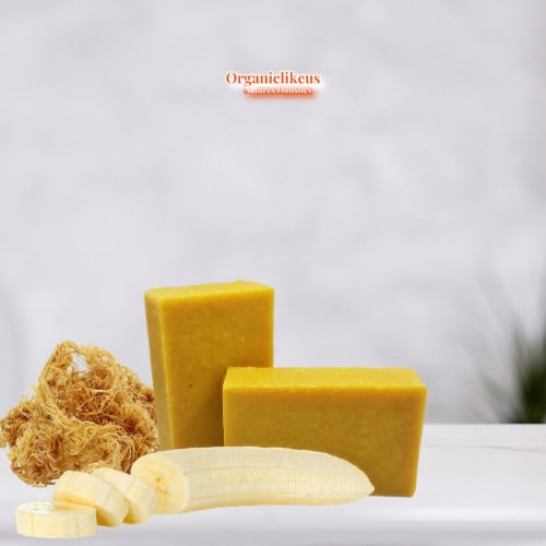 Seamoss banana smoothie soap