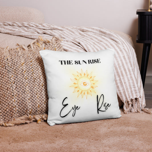 Sun Rise Eye Rise Pillow