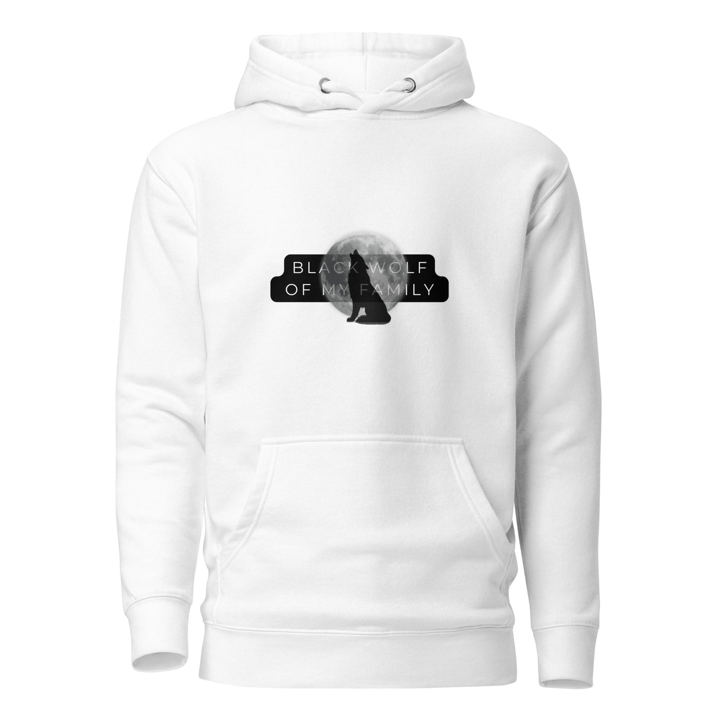 Black wolf of my family—Hoodie