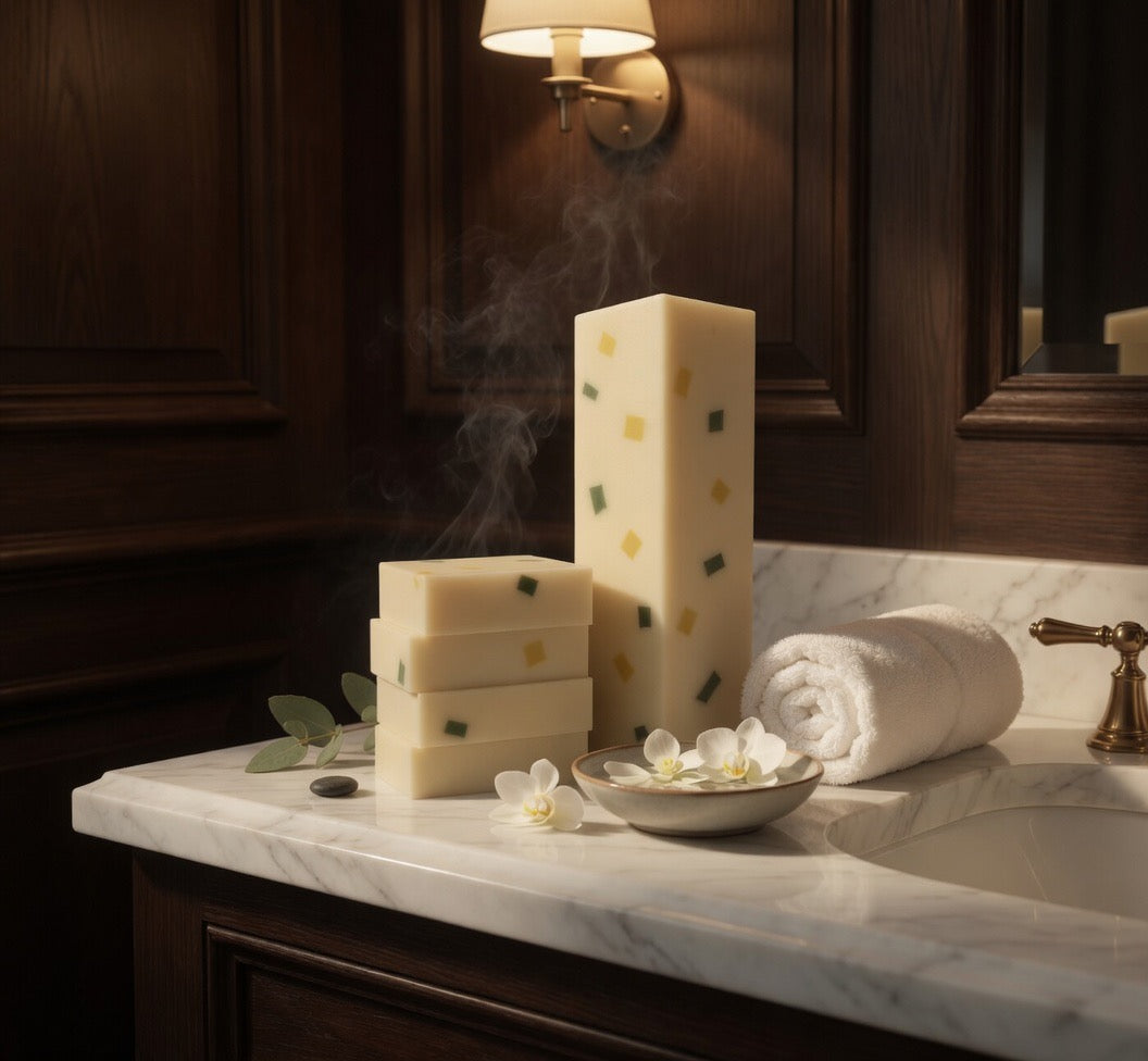 Seamoss lemon vanilla soap