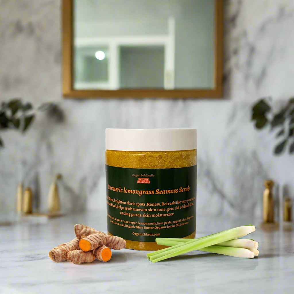 Turmeric Citrus Seamoss body scrub