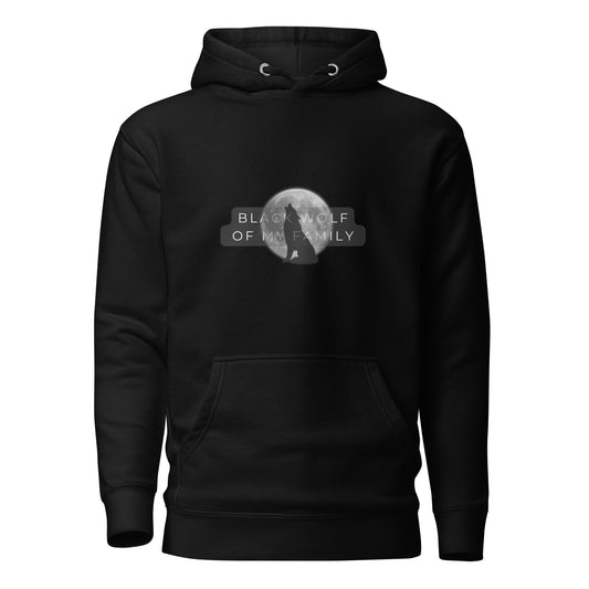 Black wolf of my family—Hoodie